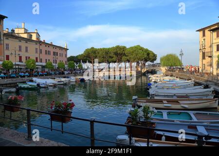 Porto Vecchio, Desenzano del Garda Stockfoto