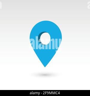 Kartenzeiger - 3D Vektorobjekt Stock Vektor