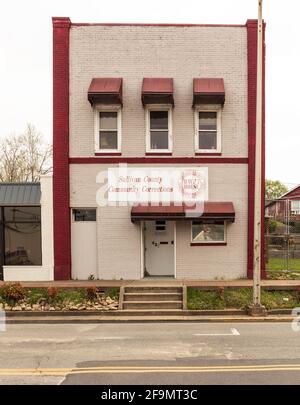 KINGSPORT, TN, USA--8 APRIL 2021: Sullivan County Community Corrections, Hay House, gegründet 1981. Stockfoto