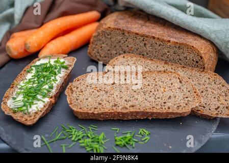 Vollkorn-Brot Stockfoto