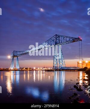 Schwebefähre Middlesbrough Stockfoto