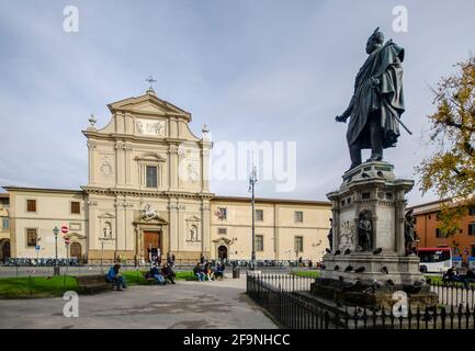 Florenz, Italien. Nationalmuseum und Kirche von San Marco. Basilica di San Marco Stockfoto