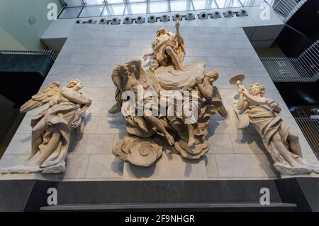 Florenz, Italien. Innenraum des Museo dell'Opera di Santa Maria del Fiore (Museum der Oper von Florenz) Stockfoto