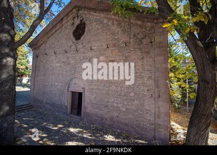 PERUSHTITSA, BULGARIEN. Kirchendenkmal des heiligen Erzengels Michael in Perushtitza, Region Plovdiv Stockfoto