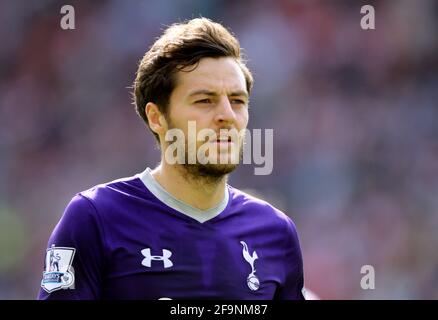 Datei Foto vom 13-09-2015 von Tottenham Hotspur Ryan Mason, der Ryan Mason als Interim-Trainer bis zum Ende der Saison ernannt hat, haben der Verein bekannt gegeben. Ausgabedatum: Dienstag, 20. April 2021. Stockfoto