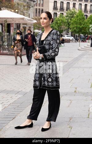 Madrid, Spanien. April 2021. Eugenia Silva besucht die Premiere von Benjamin Britten's Oper Peter Grimes am Teatro Real in Madrid. (Foto von Oscar Fuentes/SOPA Images/Sipa USA) Quelle: SIPA USA/Alamy Live News Stockfoto