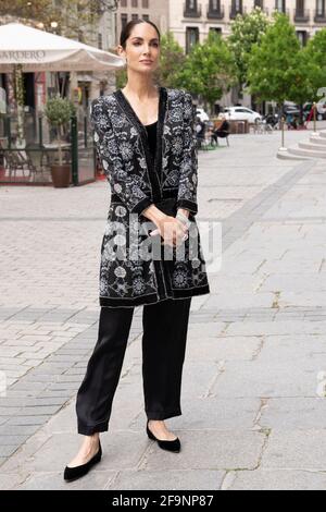 Madrid, Spanien. April 2021. Eugenia Silva besucht die Premiere von Benjamin Britten's Oper Peter Grimes am Teatro Real in Madrid. (Foto von Oscar Fuentes/SOPA Images/Sipa USA) Quelle: SIPA USA/Alamy Live News Stockfoto