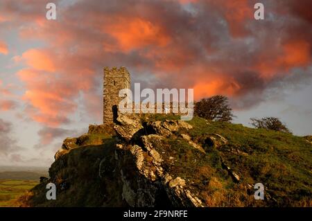 Die St. Michael de Rupe Kirche aus dem 12. Jahrhundert in brent Tor bei tavistock, devon, england Stockfoto