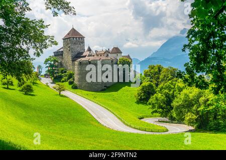 Schloss Gutenberg im Fürstentum Liechtenstein Stockfoto