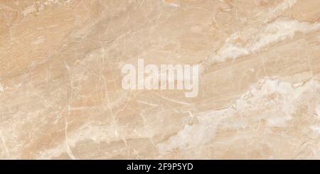 Beigefarbenes natürliches Marmordesign mit polierter weißer Textur Und Venen Fliesen Design Bild Stockfoto