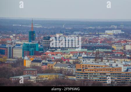 Luftaufnahme von berlin. Stockfoto