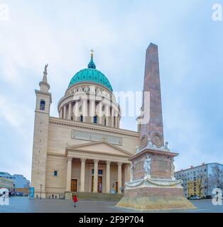 Monumentaler Bau der nicolai kirche - nikolaikirche in potsdam Stockfoto