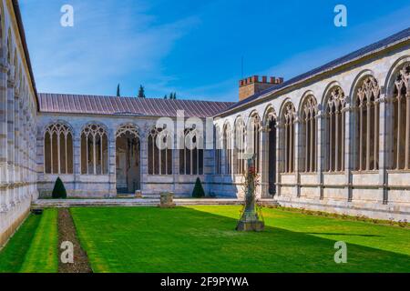 Detail des Camposanto Friedhofs in Pisa, Italien Stockfoto