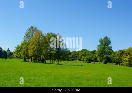 Englischer Garten in München, Bayern, Deutschland Stockfoto