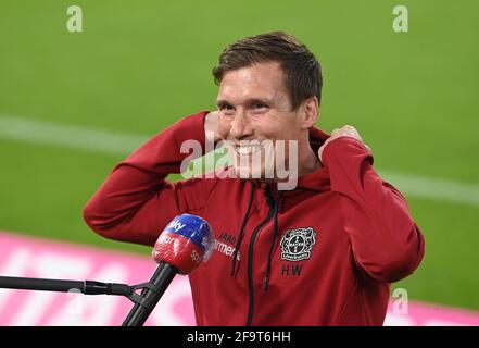 München, Deutschland. April 2021. Fußball: Bundesliga, Bayern München - Bayer Leverkusen, Matchday 30. Leverkusen-Trainer Hannes Wolf Kredit: Christoph Stache/AFP Pool/dpa/Alamy Live News Stockfoto