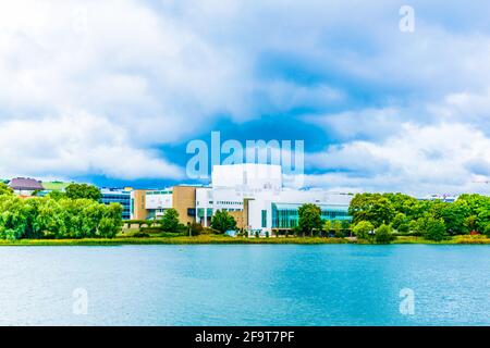 Das Opera House, die Heimat von Finnish National Opera, Helsinki, Finnland Stockfoto