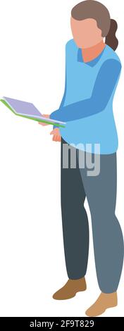 Symbol für Hyperaktivität für die Lehrerlektion. Isometrisches Hyperaktivität Lehrer Lektion Vektor-Symbol für Web-Design auf weißem Hintergrund isoliert Stock Vektor