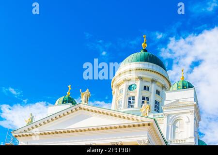 Kuppel der kathedrale von helsinki. Stockfoto