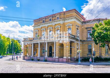 Die Wroblewski-Bibliothek der Litauischen Akademie der Wissenschaften in Vilnius. Stockfoto