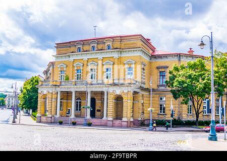 Die Wroblewski-Bibliothek der Litauischen Akademie der Wissenschaften in Vilnius. Stockfoto