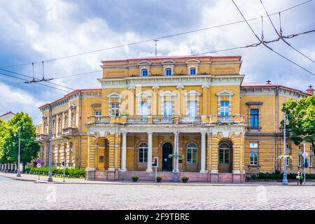 Die Wroblewski-Bibliothek der Litauischen Akademie der Wissenschaften in Vilnius. Stockfoto