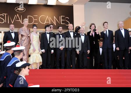 Cannes, Frankreich. 16. Mai 2012 Eröffnung des roten Teppichs und des Premierfilms Moonrise Kingdom während der 65. Filmfestspiele von Cannes Stockfoto