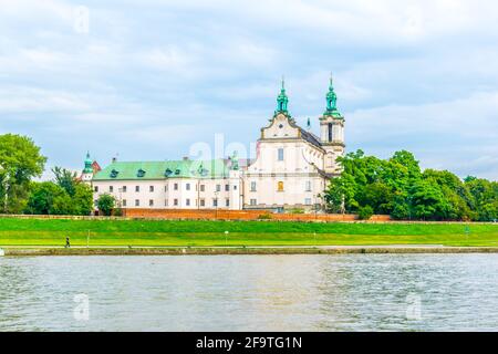Antike St. Michael Erzengel-Kirche in Krakau (Krakow), Polen Stockfoto