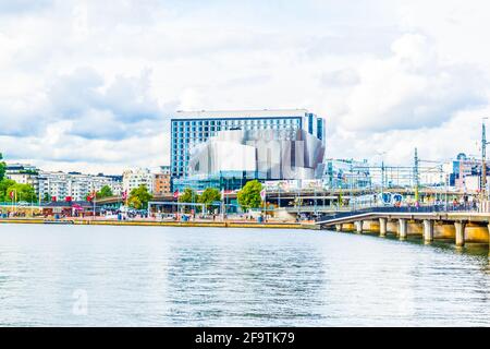 Stockholm Waterfront Congress Centre und Radisson Blu Waterfront Hotel, Stockholm, Schweden Stockfoto