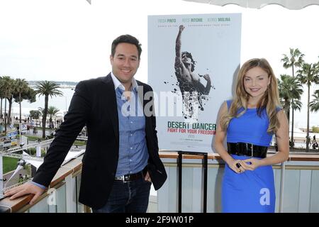 Cannes, Frankreich. 18. Mai 2012 Fotocall Film Desert Dancer während der 65. Filmfestspiele von Cannes Stockfoto