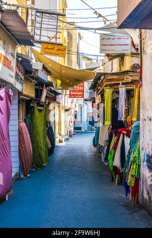 MANAMA, BAHRAIN, 23. OKTOBER 2016: Blick auf den Suq Bab al Bahrain in Manama, der Hauptstadt von Bahrain Stockfoto