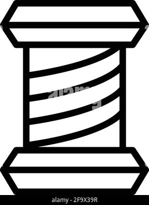 Symbol für den Wasserreinigungsfilter. Vektorsymbol für Wasserreinigungsfilter für Webdesign isoliert auf weißem Hintergrund Stock Vektor