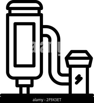 Symbol für Reinigungsgeräte. Vektorsymbol für Reinigungsgeräte für Webdesign auf weißem Hintergrund isoliert Stock Vektor