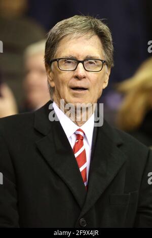 Aktenfoto vom 18-01-2014 des Liverpooler Besitzers John W. Henry. Ausgabedatum: Mittwoch, 21. April 2021. Stockfoto
