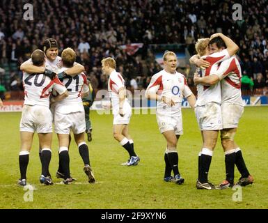 ENGLAND V SÜDAFRIKA. NACH DEM GEWINN VON 18/11/2006 BILD DAVID ASHDOWNRUGBY ENGLAND Stockfoto