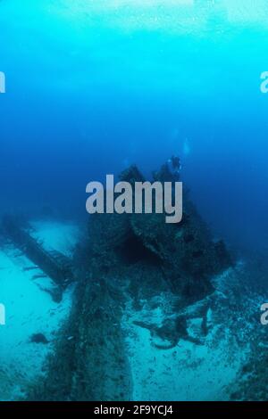 West Palm Beach Florida Wrack Tauchen Stockfoto