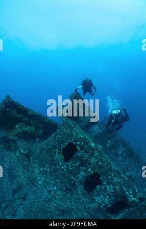 West Palm Beach Florida Wrack Tauchen Stockfoto