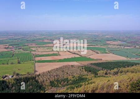 Die Wrekin in Shropshire, schöne natürliche Landschaft. Stockfoto