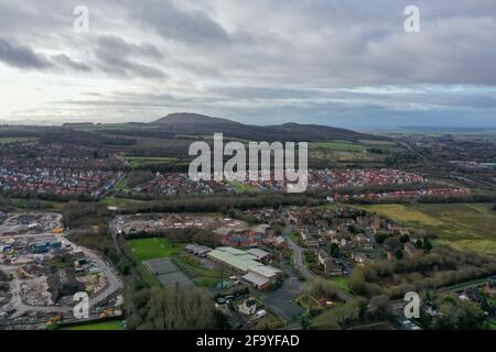 Telford mit der Drohne vom Himmel Stockfoto