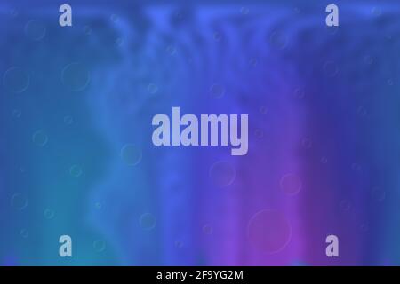 Deep Ocean under Water Bubble abstrakte Overlay Gradienten Szene Illustration Stockfoto