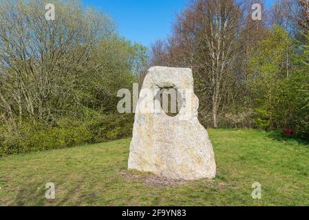 Sheepwash Local Nature Reserve in Sandwell, West Midlands, Großbritannien, wurde 1981 aus zurückgewonnenen Industriebrachflächen geschaffen, durch die der Fluss Tame fließt. Stockfoto