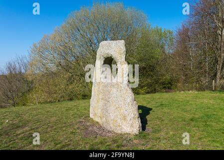 Sheepwash Local Nature Reserve in Sandwell, West Midlands, Großbritannien, wurde 1981 aus zurückgewonnenen Industriebrachflächen geschaffen, durch die der Fluss Tame fließt. Stockfoto