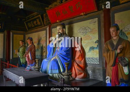 Lu Ban (Lo Pan) Tempel in Jixian, Tianjin, China. Stockfoto