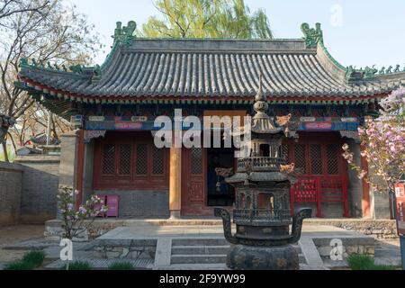 Lu Ban (Lo Pan) Tempel in Jixian, Tianjin, China. Stockfoto