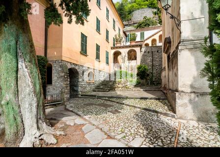 Altes Dorf Albogasio Oria, ist Teil der Gemeinde Valsolda, in der Provinz Como, Lombardei Region, Italien Stockfoto