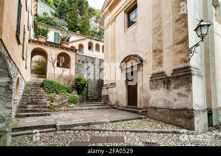 Altes Dorf Albogasio Oria, ist Teil der Gemeinde Valsolda, in der Provinz Como, Lombardei Region, Italien Stockfoto