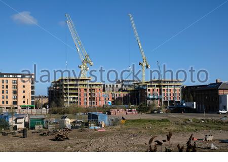 Moderne Entwicklung in Dundee Street Fountainbridge, Edinburgh, Schottland Stockfoto