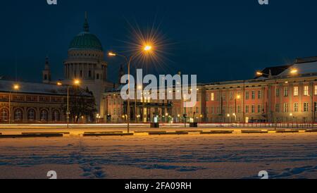 Winter im Zentrum von Potsdam Stockfoto