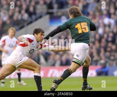 ENGLAND V SÜDAFRIKA. STEYN 18/11/2006 BILD DAVID ASHDOWNRUGBY ENGLAND Stockfoto