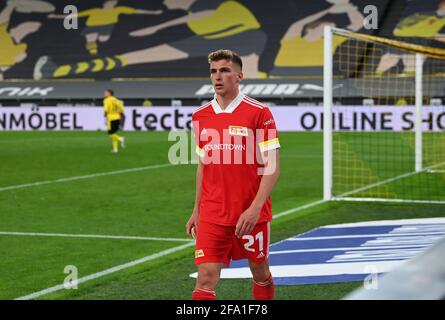 Grischa Prömel (1. FC Union Berlin) nach seiner Auswechslung, Fussball, Herren, Saison 2020/2021, 1. Bundesliga (30. Spieltag), Borussia Dortmund - 1 Stockfoto