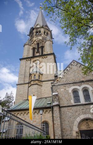 Aachen Eilendorf-St. Severin ist eine katholische Kirche in Aachen-Eilendorf. Stockfoto